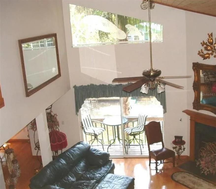 Fireplace, Interior, Wood Texture Flooring