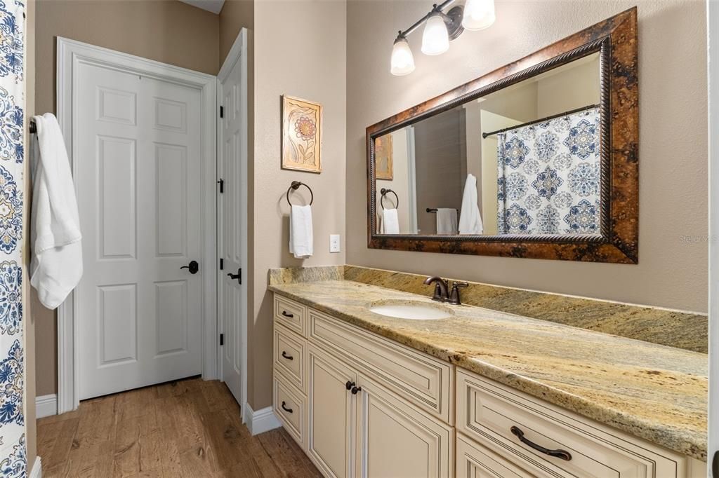 Bathroom, Interior, Wood Texture Flooring