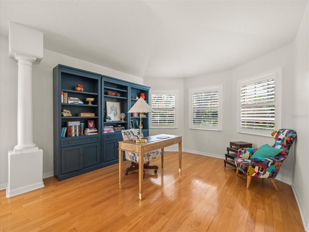 Home Office, Interior, Wood Texture Flooring