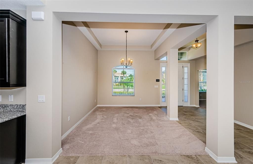 Chandelier, Empty room, Interior