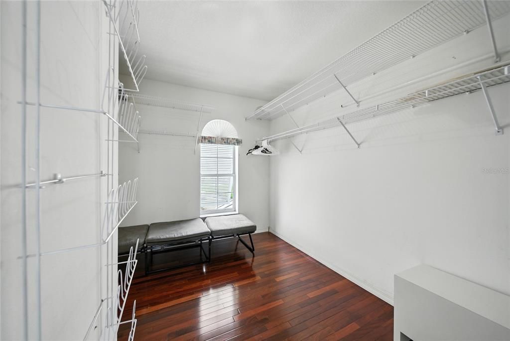 Interior, Walk-in Closets, Wood Texture Flooring