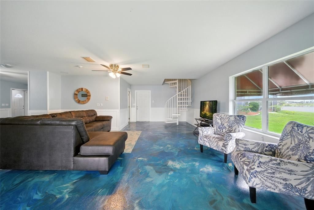 Interior, Living room