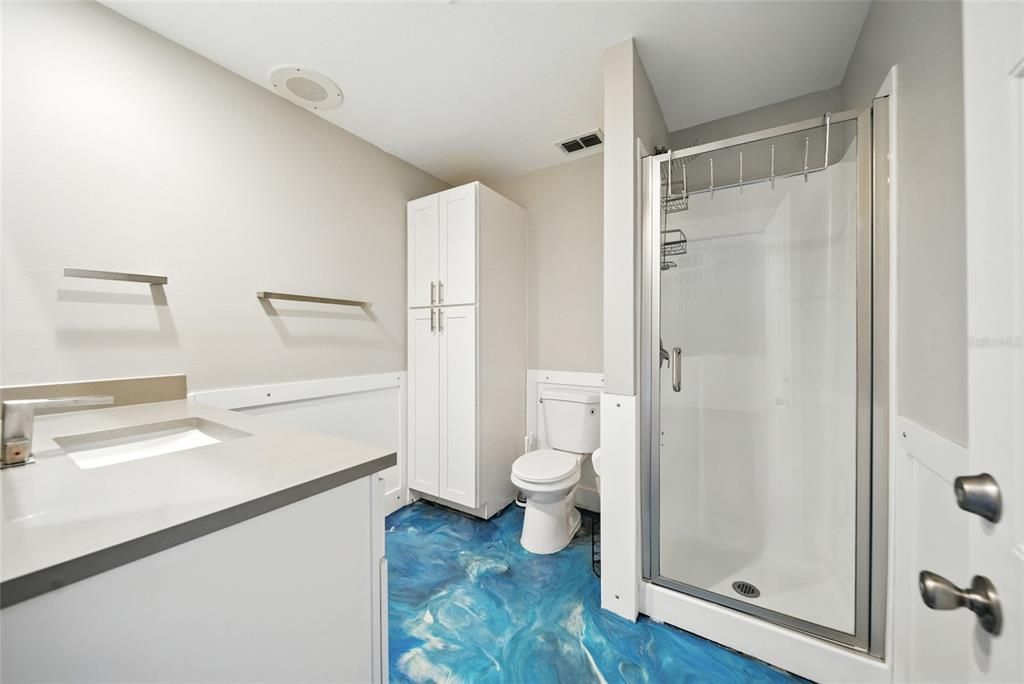 Bathroom, Glass Shower, Interior