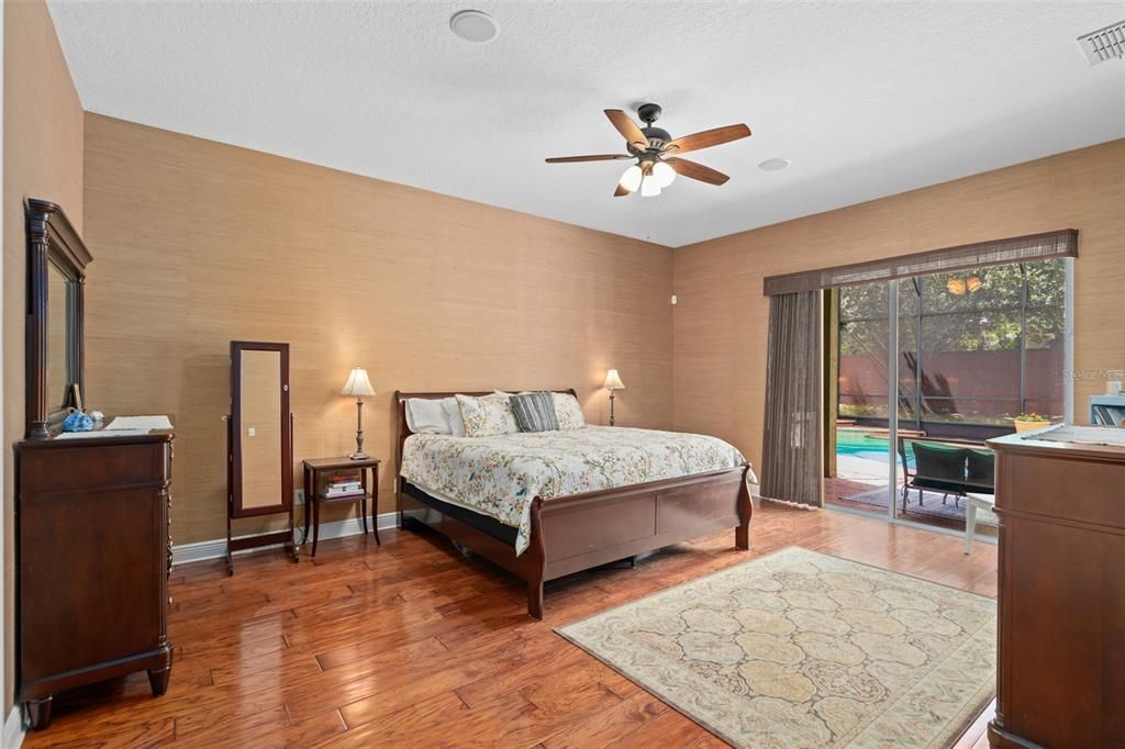 Bedroom, Interior, Wood Texture Flooring