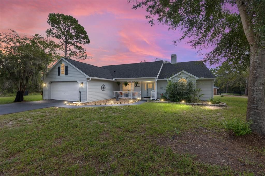 Attached, Backyard, Exterior, Facade, Ranch
