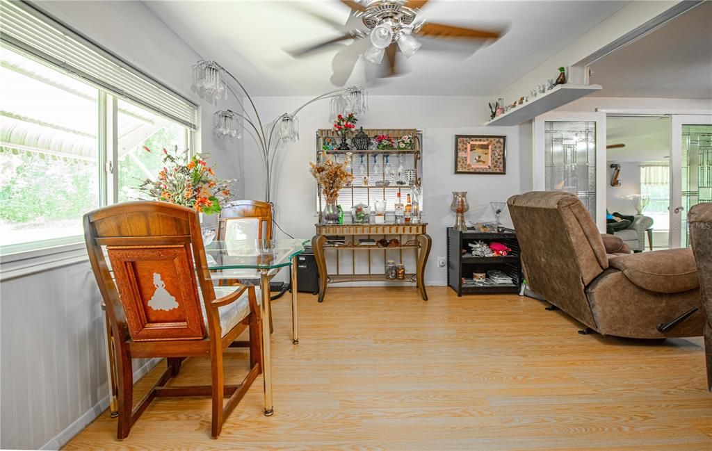 Dining room, Interior, Wood Texture Flooring