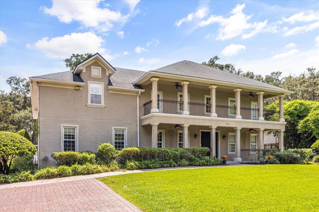Backyard, Exterior, Facade, French Provincial