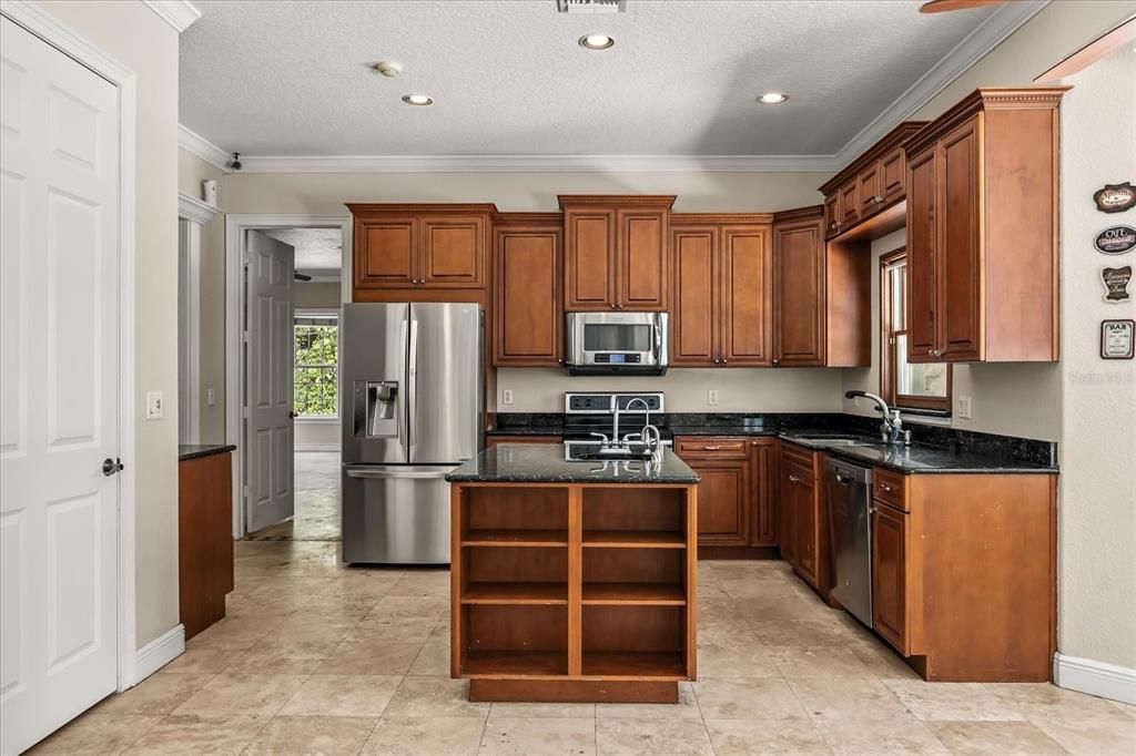 Interior, Kitchen, Recessed Lighting, Stainless Steel Appliances