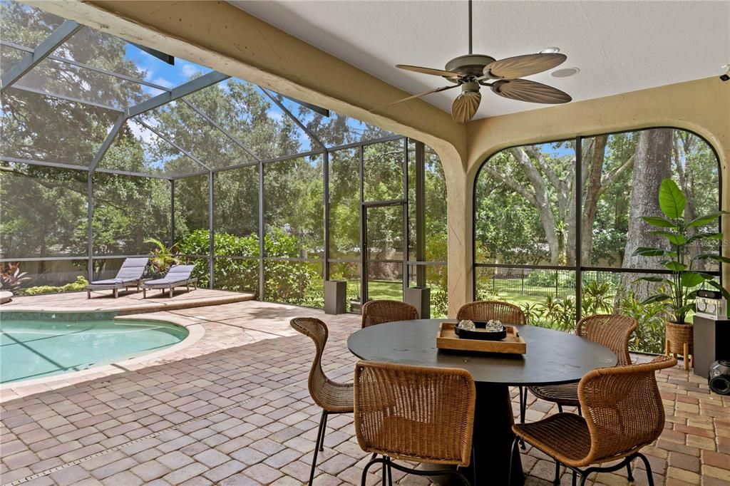 Dining room, Glass Ceilings, Interior, Pool, Sun Room