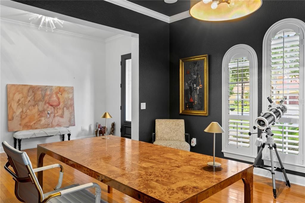 Home Office, Interior, Wood Texture Flooring