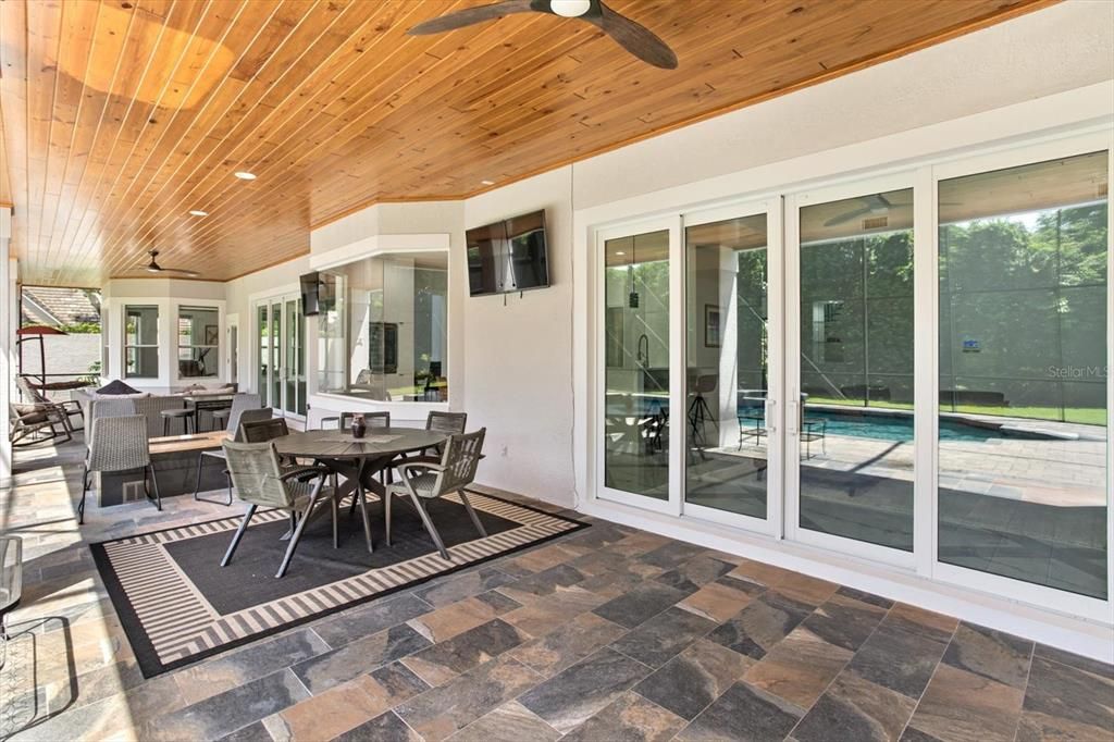 Exterior, Pool, Wooden Ceilings