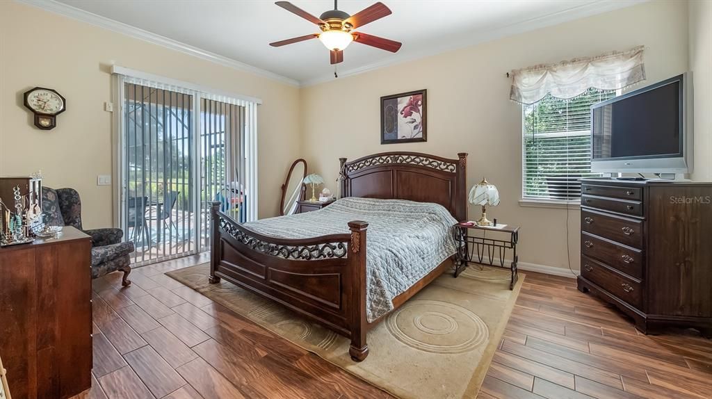 Bedroom, Interior, Wood Texture Flooring