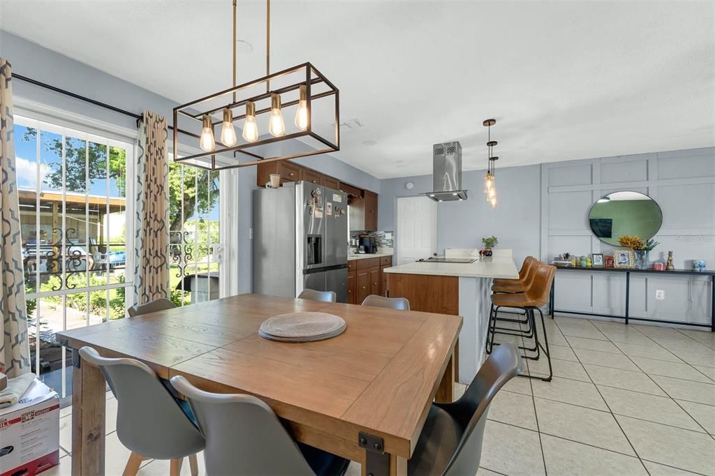 Dining room, Interior, Kitchen, Pendant Lights