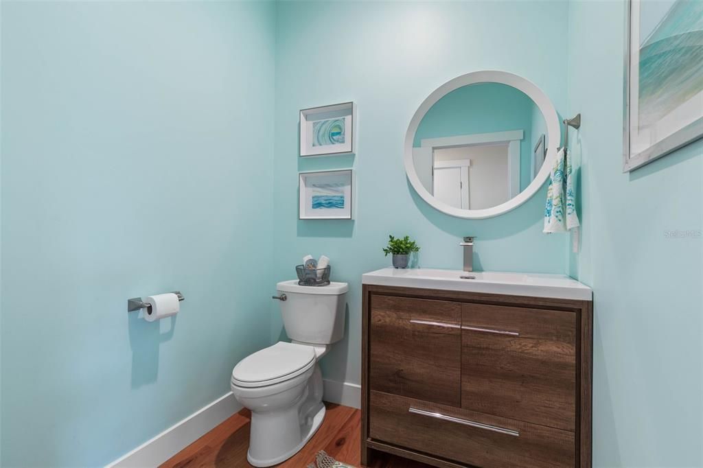 Bathroom, Interior, Wood Texture Flooring