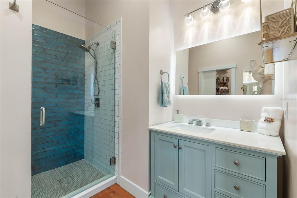 Bathroom, Glass Shower, Interior