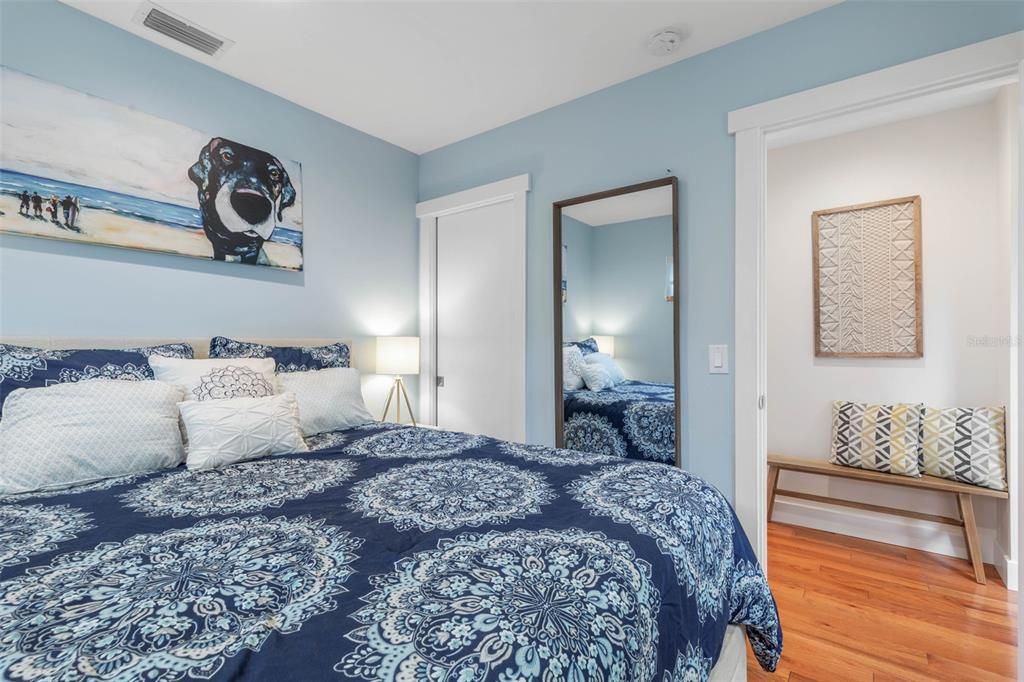 Bedroom, Interior, Wood Texture Flooring