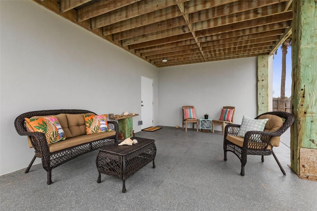 Interior, Living room, Wooden Beams