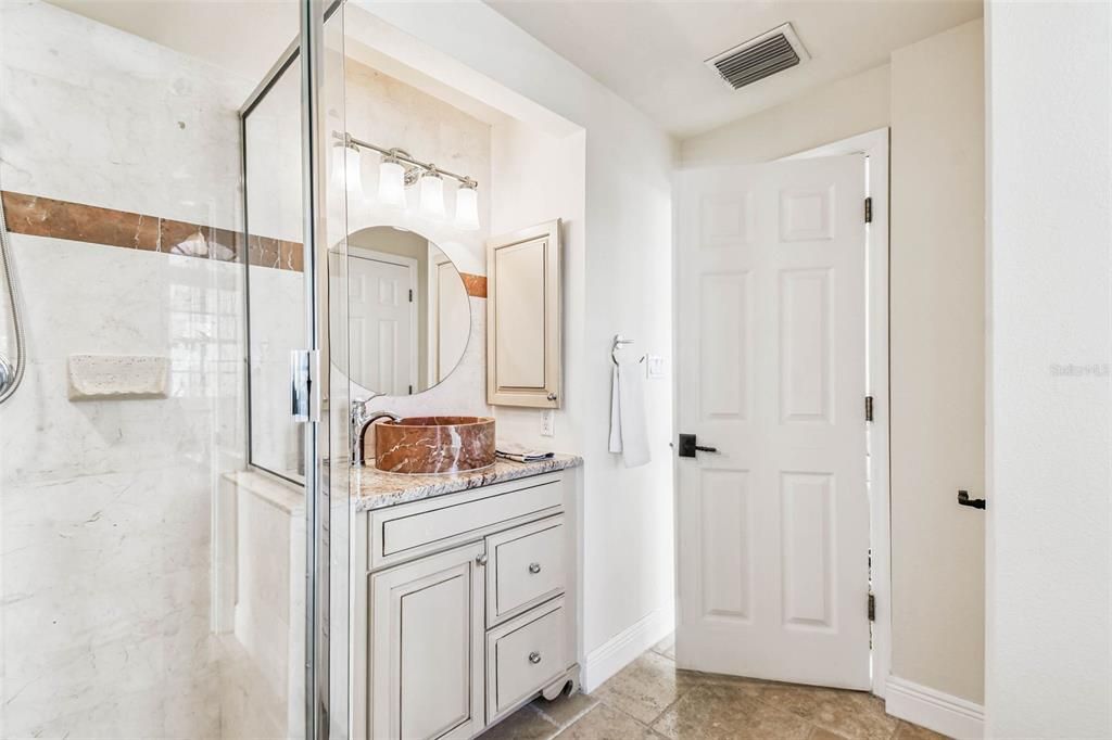 Bathroom, Glass Shower, Interior