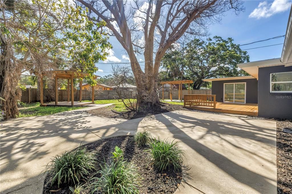 Backyard, Exterior