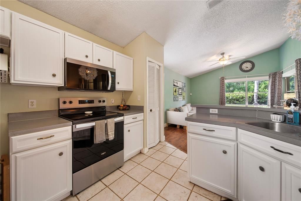 Interior, Kitchen, Living room, Wood Texture Flooring