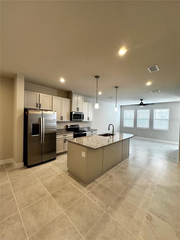 Interior, Kitchen, Pendant Lights, Recessed Lighting