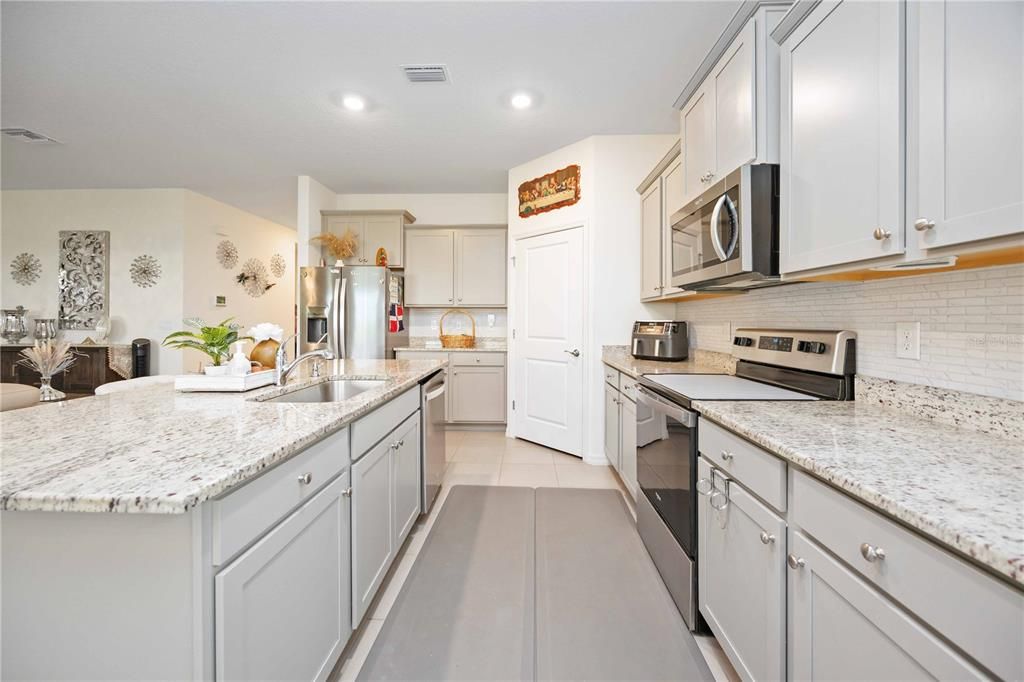 Interior, Kitchen, Recessed Lighting, Stainless Steel Appliances