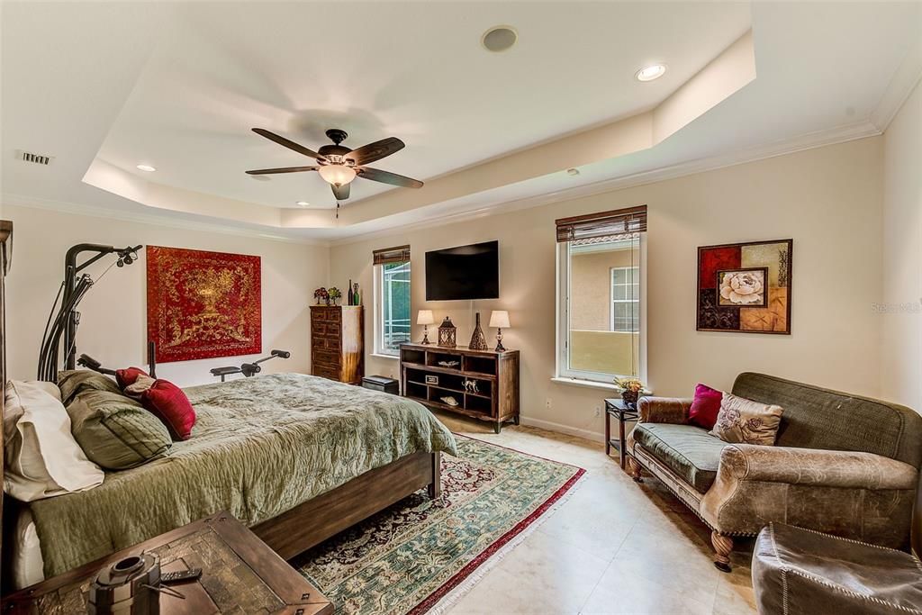 Bedroom, Interior, Recessed Lighting