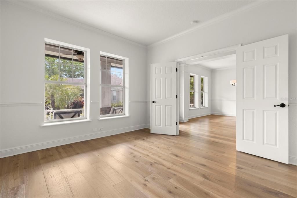 Empty room, Interior, Wood Texture Flooring