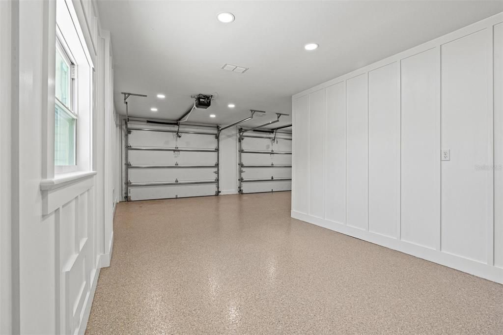 Garage, Interior, Recessed Lighting