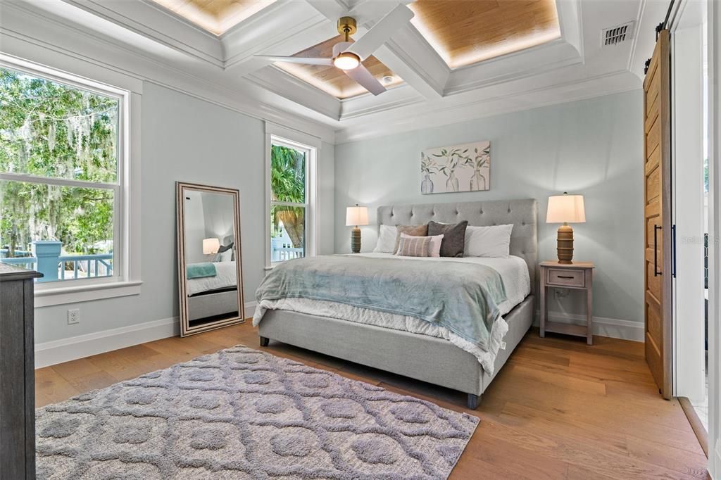 Bedroom, Interior, Wood Texture Flooring