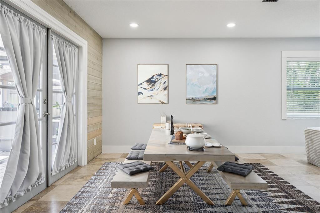 Home Office, Interior, Recessed Lighting
