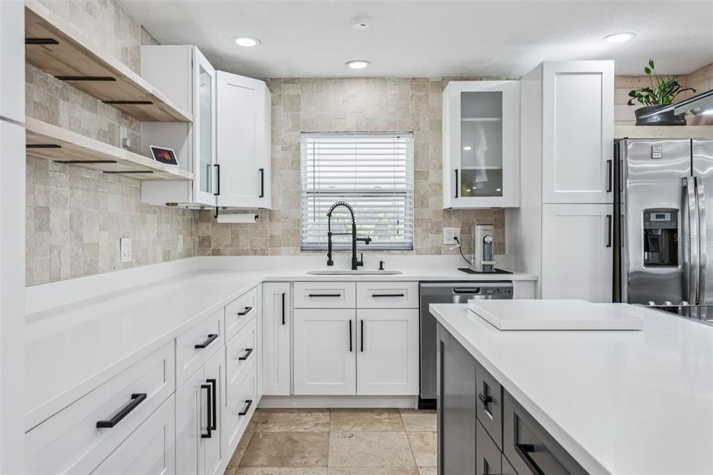Interior, Kitchen, Recessed Lighting, Stainless Steel Appliances