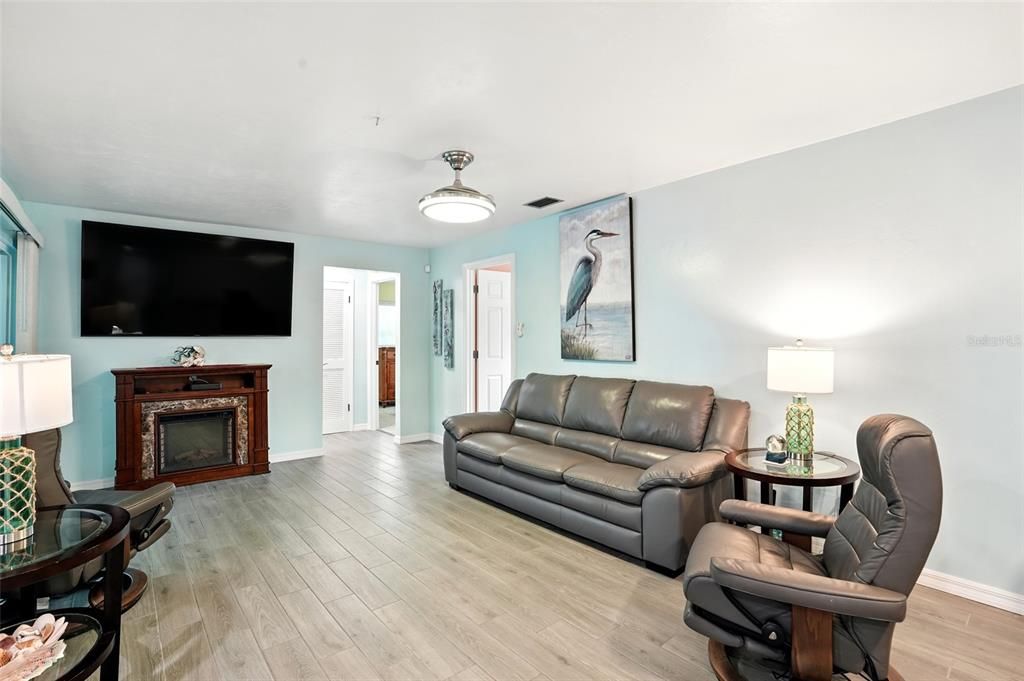 Fireplace, Interior, Living room, Wood Texture Flooring