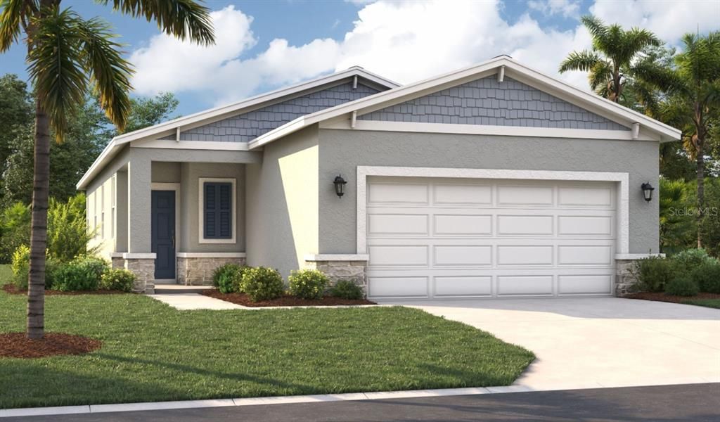 Attached, Exterior, Facade, American Craftsman