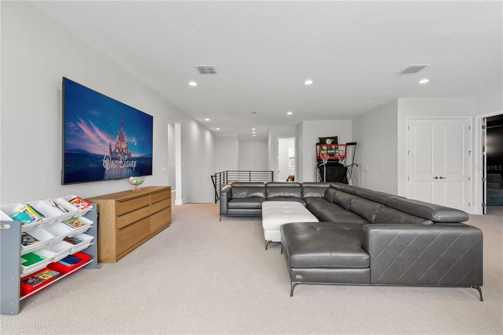 Interior, Living room, Recessed Lighting