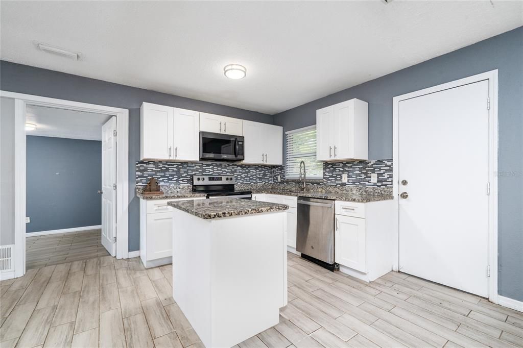 Interior, Kitchen, Wood Texture Flooring