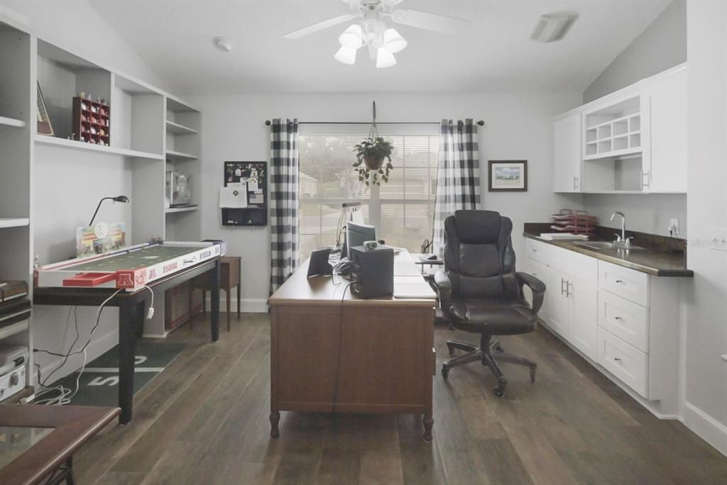 Home Office, Interior, Wood Texture Flooring