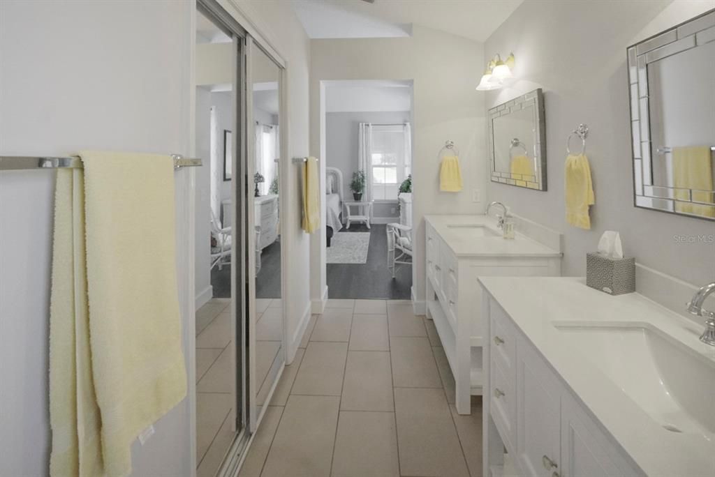 Bathroom, Dual Sink Vanities, Interior