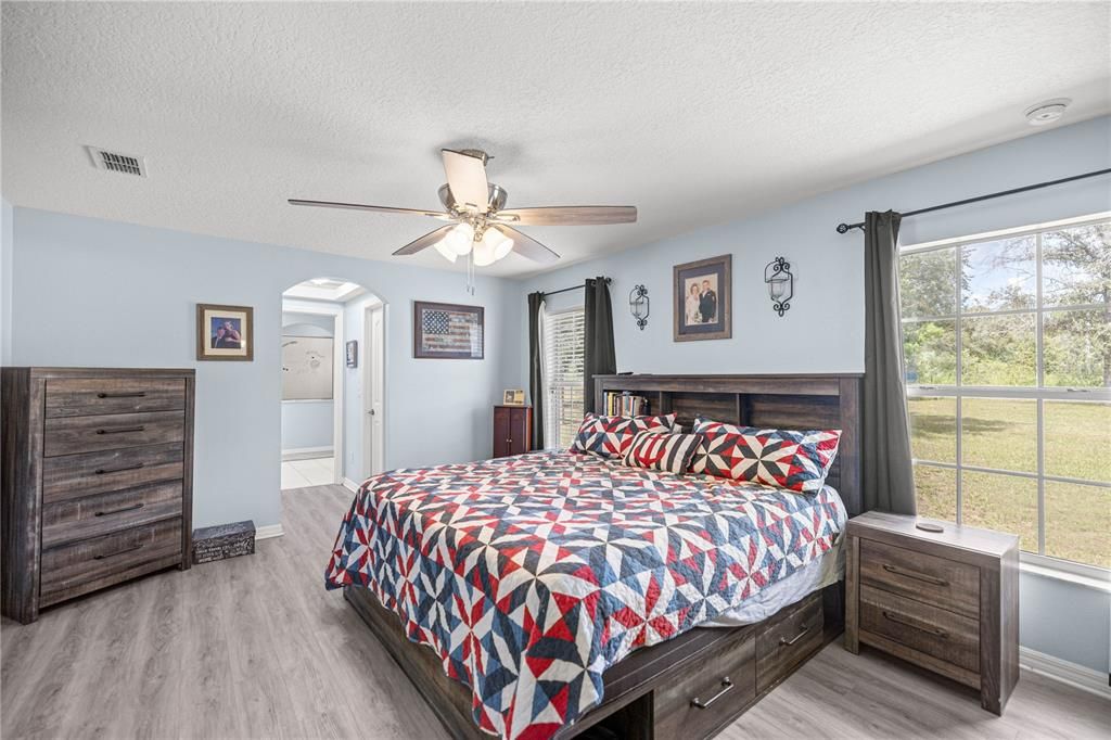 Bedroom, Interior, Wood Texture Flooring