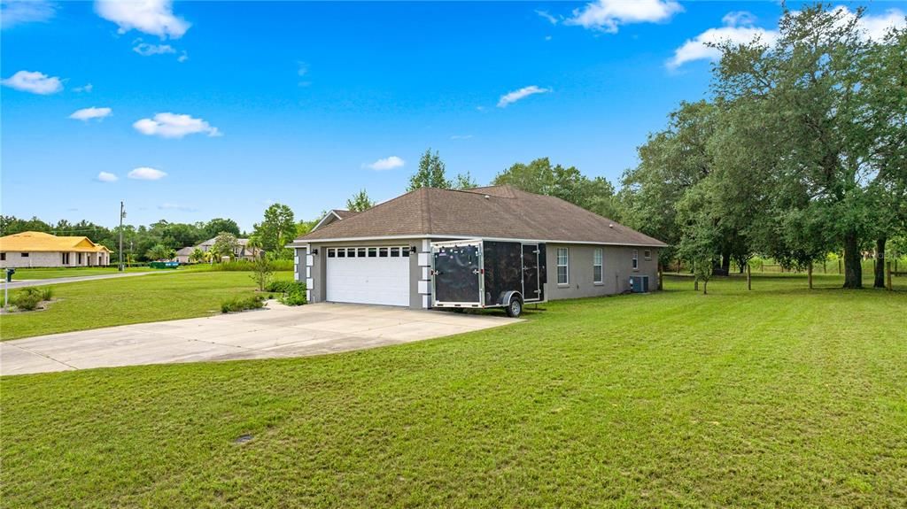 Backyard, Detached Garage, Exterior