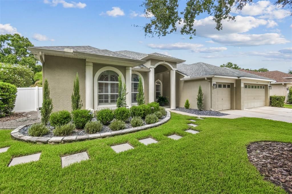Attached, Backyard, Exterior, Facade, Ranch