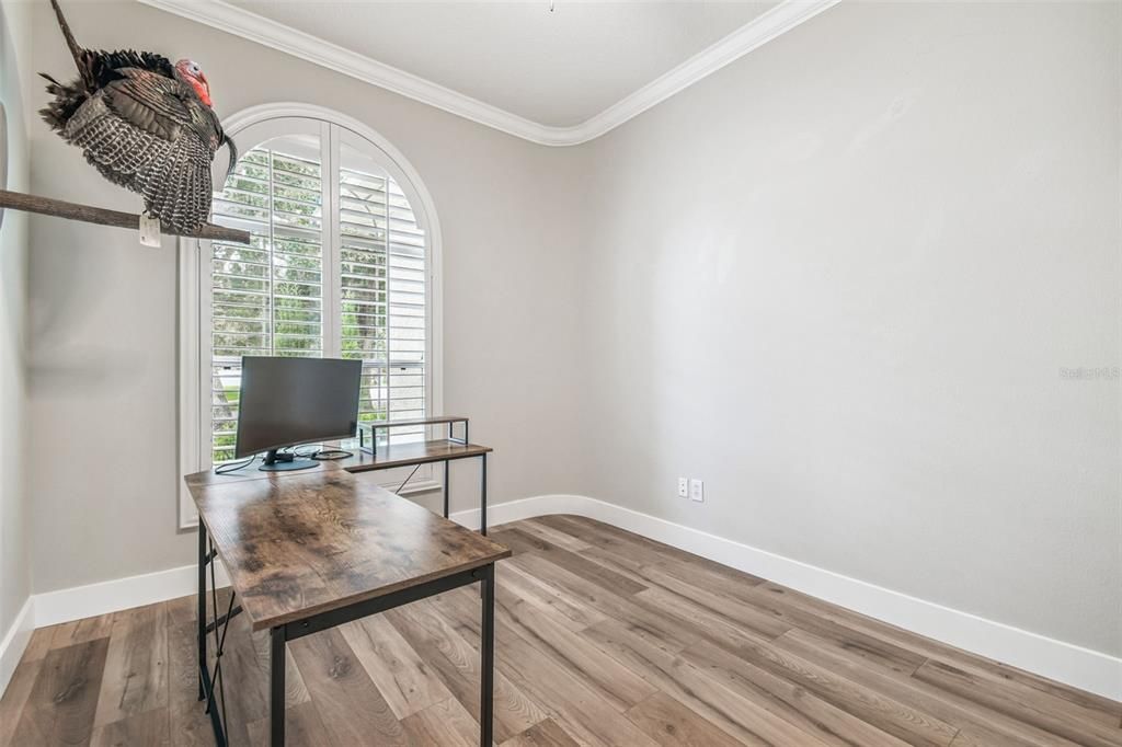 Home Office, Interior, Wood Texture Flooring
