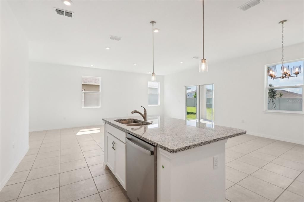Interior, Kitchen, Pendant Lights, Recessed Lighting