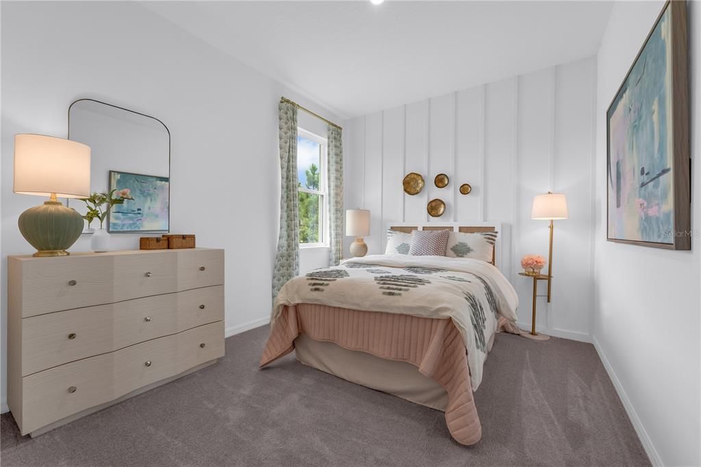 Bedroom, Interior, Recessed Lighting