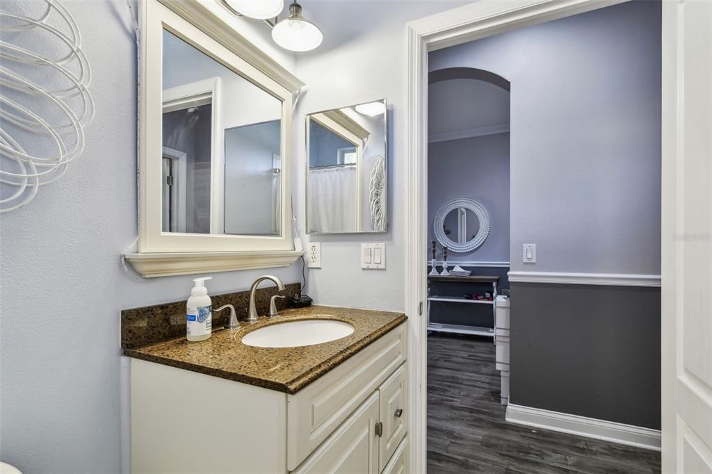 Bathroom, Interior, Wood Texture Flooring