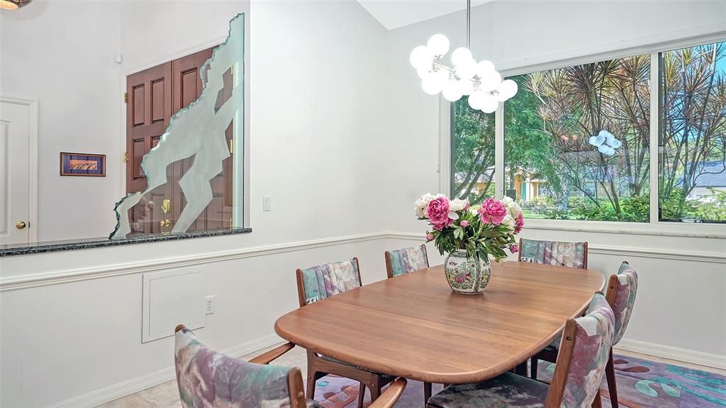 Dining room, Interior, Pendant Lights
