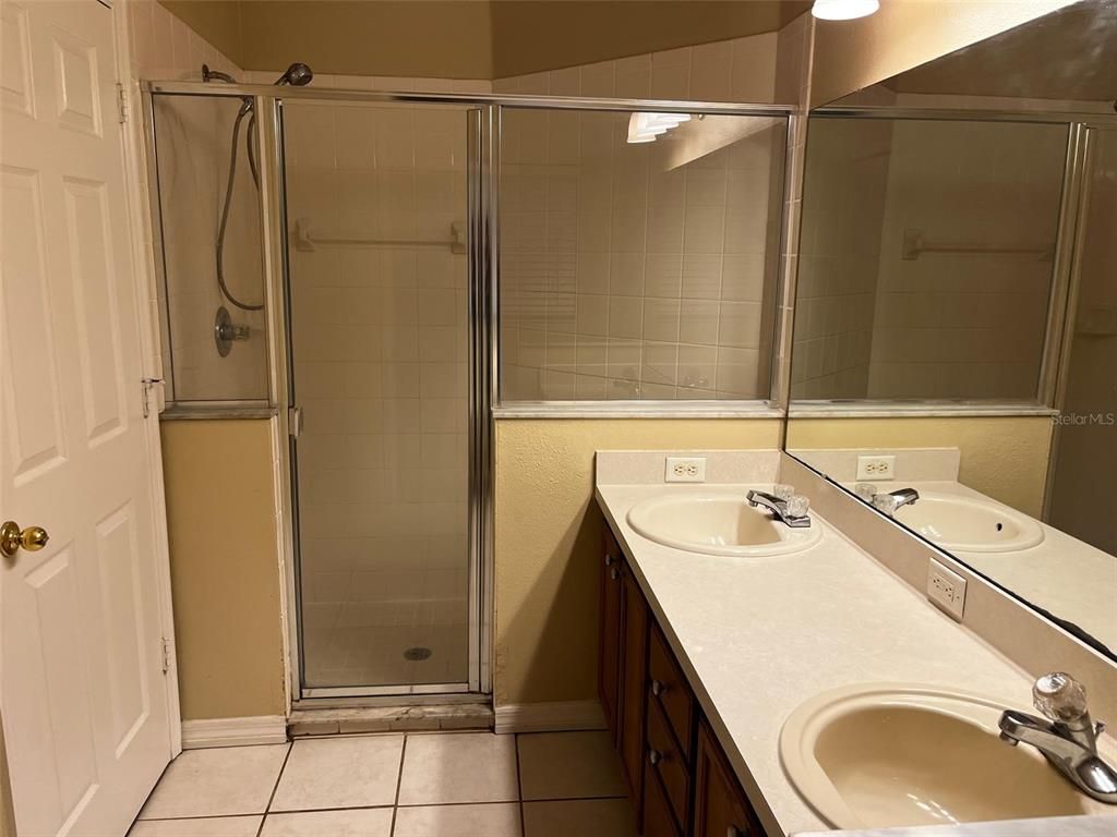 Bathroom, Dual Sink Vanities, Glass Shower, Interior