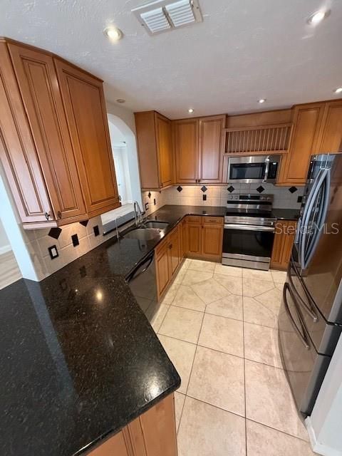 Interior, Kitchen, Recessed Lighting, Stainless Steel Appliances