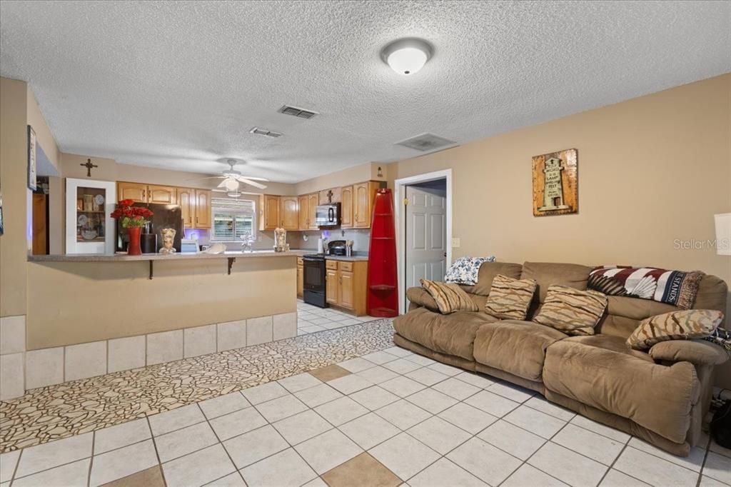 Interior, Kitchen, Living room