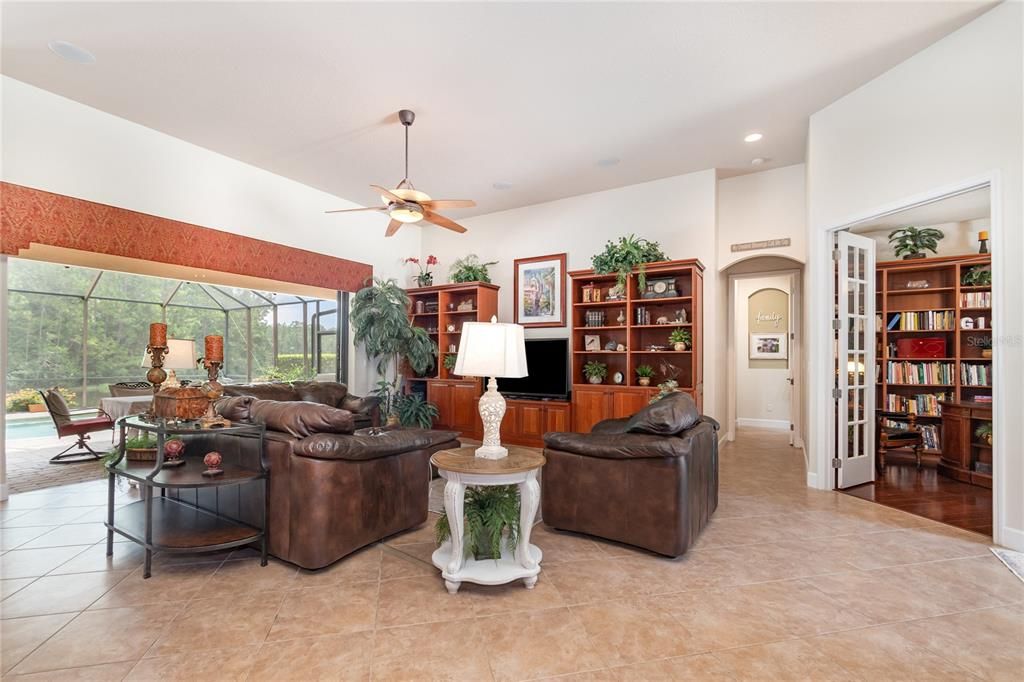 Interior, Living room, Recessed Lighting